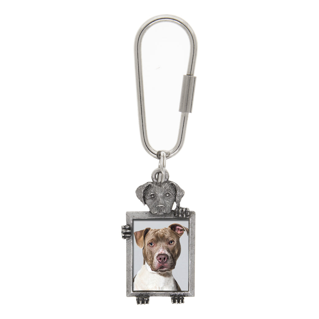 Dog Picture Keychain (Pit Bull)