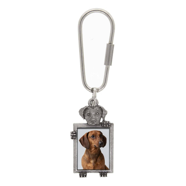 Dog Picture Carabiner Key Chain