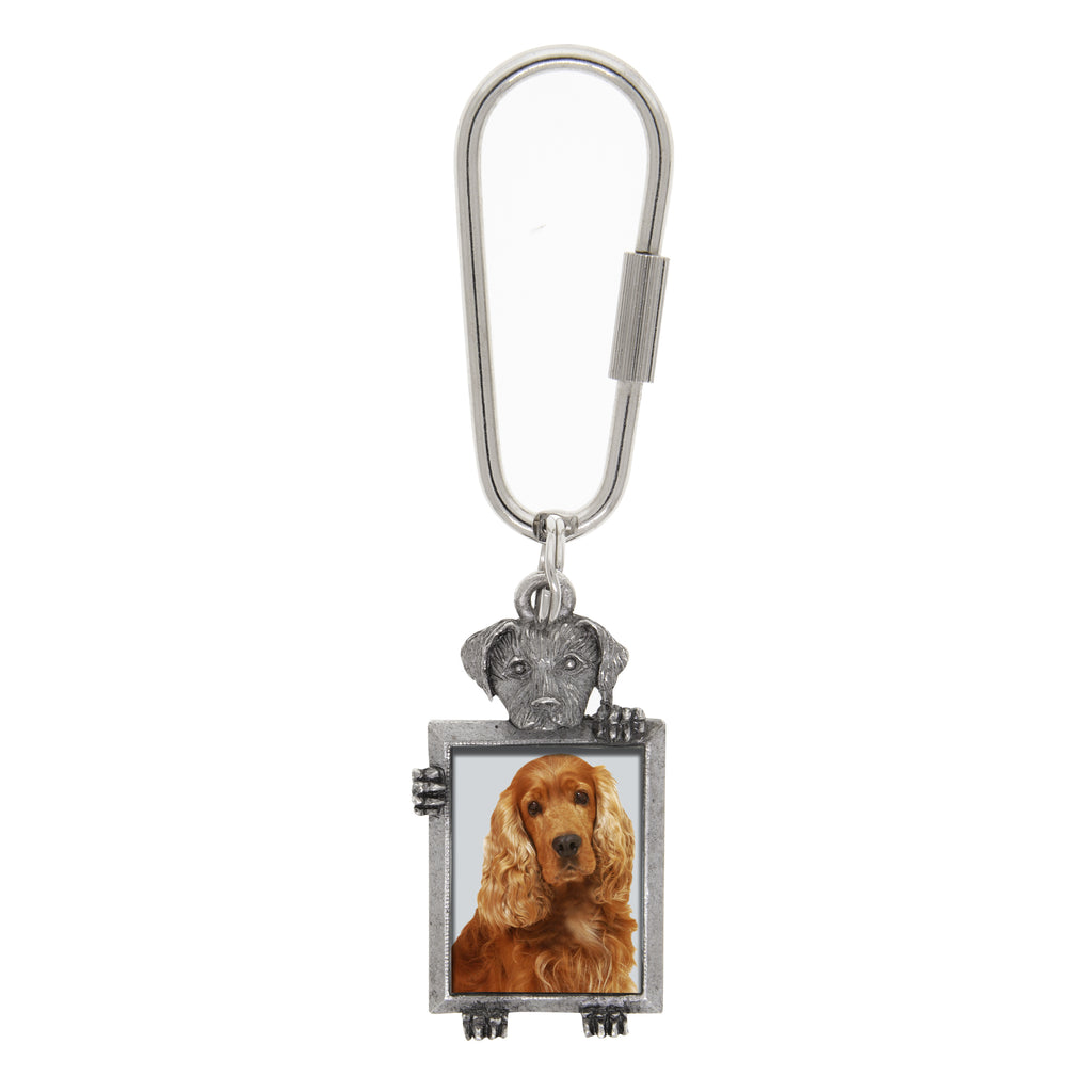 Dog Picture Keychain (Cocker Spaniel)