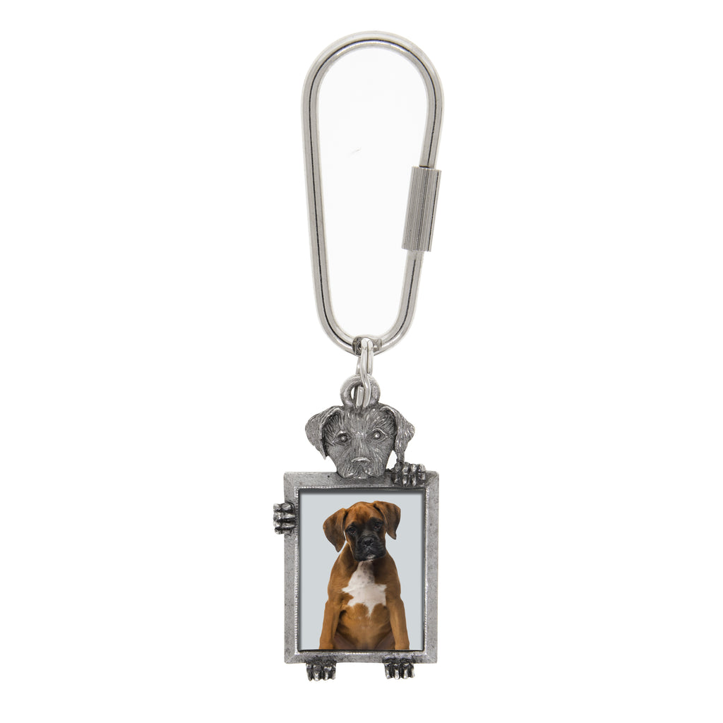 Dog Picture Keychain (Boxer)