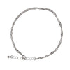 1928 Jewelry Silver Twisted Chain Anklet 9