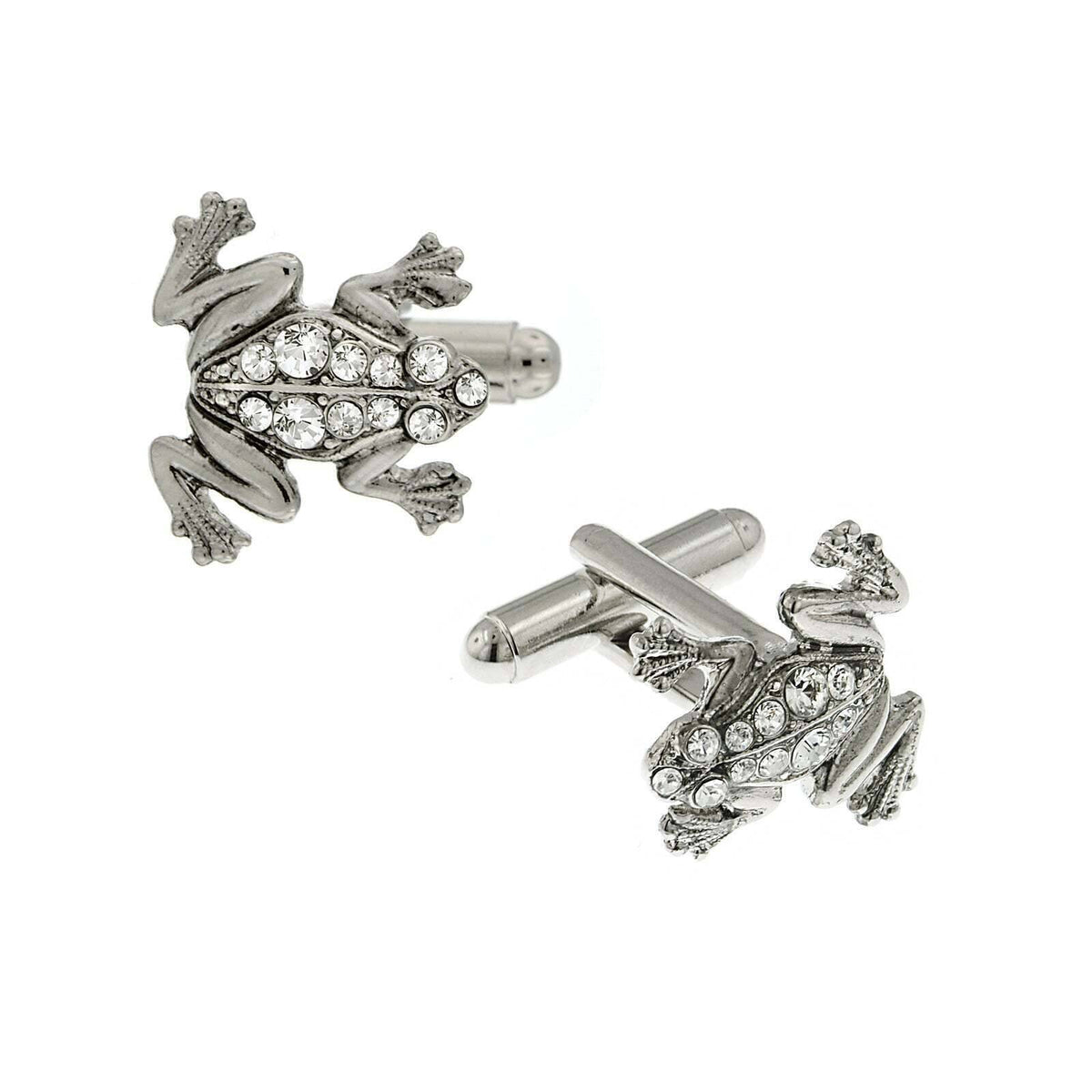 Crystal Frog Cufflinks – 1928 Jewelry