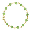 Pave Crystal Fireball Link Bracelet