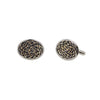 1928 Jewelry Eclipse Black And Gold Chain Cufflinks