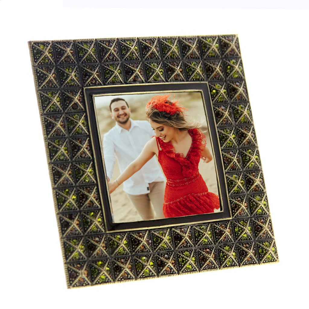 Brown Square Picture Frame 2.5 x 2.5