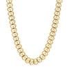 1928 Jewelry Gold Hand Linked Chain Necklace 18