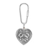 1928 Jewelry Filigree Heart Carabiner Key Chain