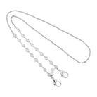 1928 Jewelry Smiley Face Mask Chain Holder 22 Inch