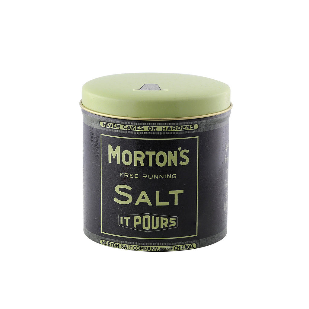 MortonS Salt Mini Round Tin Can