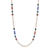 1928 Jewelry Bohemian Multi Color Strandage Necklace 36
