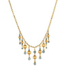 1928 Jewelry Montana Blue Multi Bead Drop Necklace 16