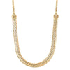 1928 Jewelry Gold Fancy & Swaged Chain Necklace 16