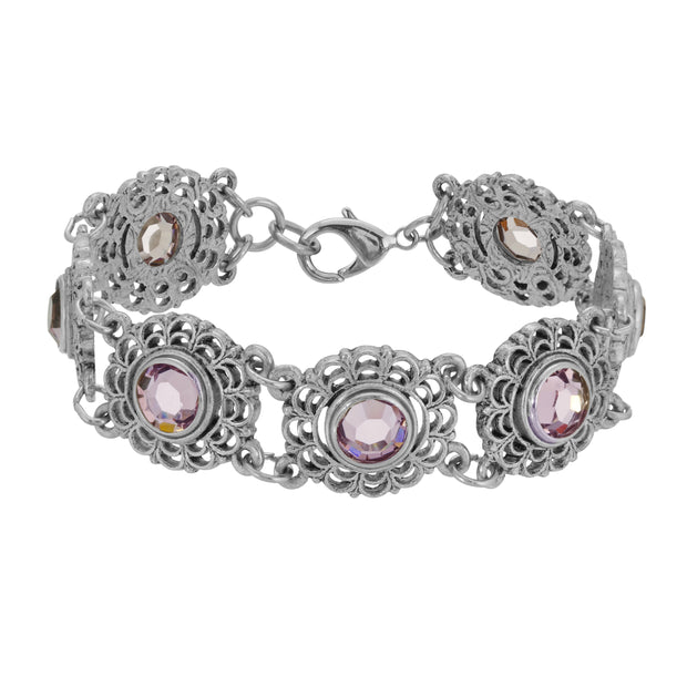 Decoratifs Swarovski Element Crystal Link Bracelet