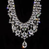 1928 Jewelry Vintage Austrian Crystal Bib Necklace 15