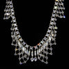 1928 Jewelry Vintage Austrian Crystal Bib Necklace 12 - 15