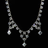 1928 Jewelry Vintage Austrian Crystal Drop Necklace 14