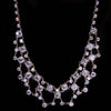 1928 Jewelry Vintage Austrian Crystal Collar  Drop Necklace 14.5