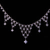 1928 Jewelry Round And Square Austrian Crystal Drop Necklace 15
