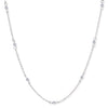 1928 Jewelry Grey 3mm Faux Pearl Chain Necklace 16