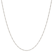 Twisted Fancy Chain Necklace 16 Inch