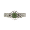 1928 Jewelry Jade Gemstone Belt Bracelet