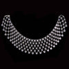 1928 Jewelry Round Vintage Austrian Crystal Bib Necklace 14