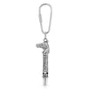 1928 Jewelry Horse Whistle Carabiner Key Chain