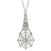 1928 Jewelry Chain Spider Web Drop Necklace 22