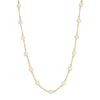1928 Jewelry Faux Pearl Cable Chain Necklace 16