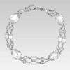 1928 Jewelry Pear Austrian Crystal Link Bracelet