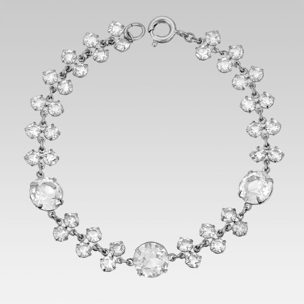 Round Austrian Crystal Link Bracelet