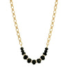 1928 Jewelry Minuit Black Glass Bead Necklace 16