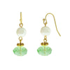 1928 Jewelry Faux Pearl & Bead Dangle Earrings