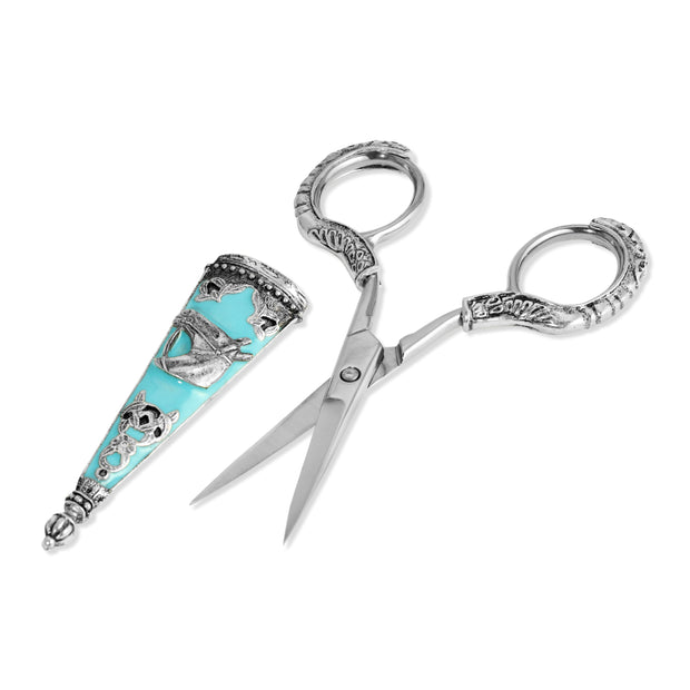 1928 Jewelry Turquoise Horse Scissors