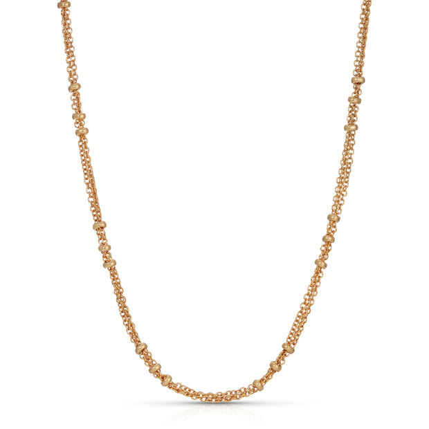 1928 Jewelry Minimalist Station Chain Necklace 18"