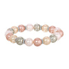 1928 Jewelry Rosabella Multicolor Faux Pearl Stretch Bracelet