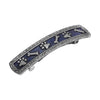 1928 Jewelry Paws And Bones Sapphire Blue Enamel Hair Barrette