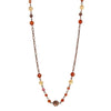 1928 Jewelry Topaz Crystal Bead Necklace 32