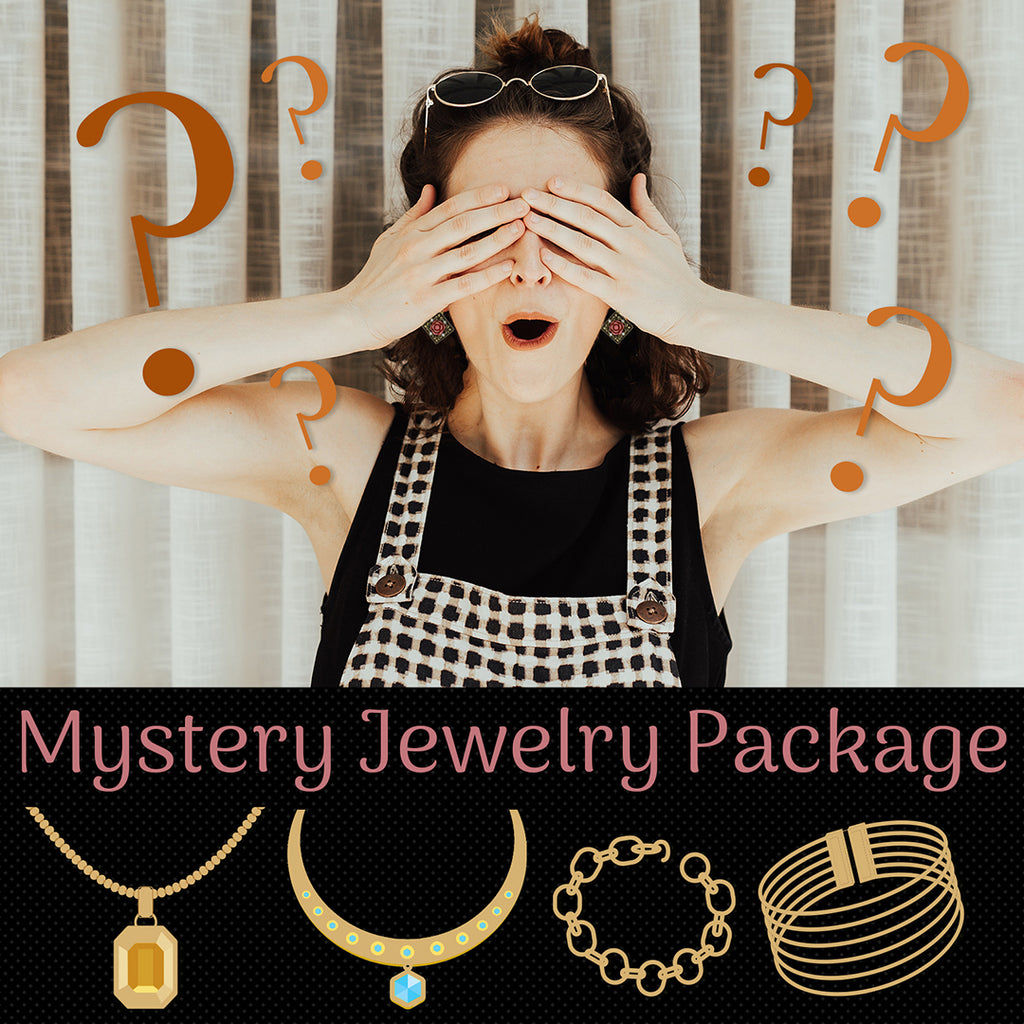 $150.00 Value Mystery Jewelry Box Two Necklaces and Two Bracelets