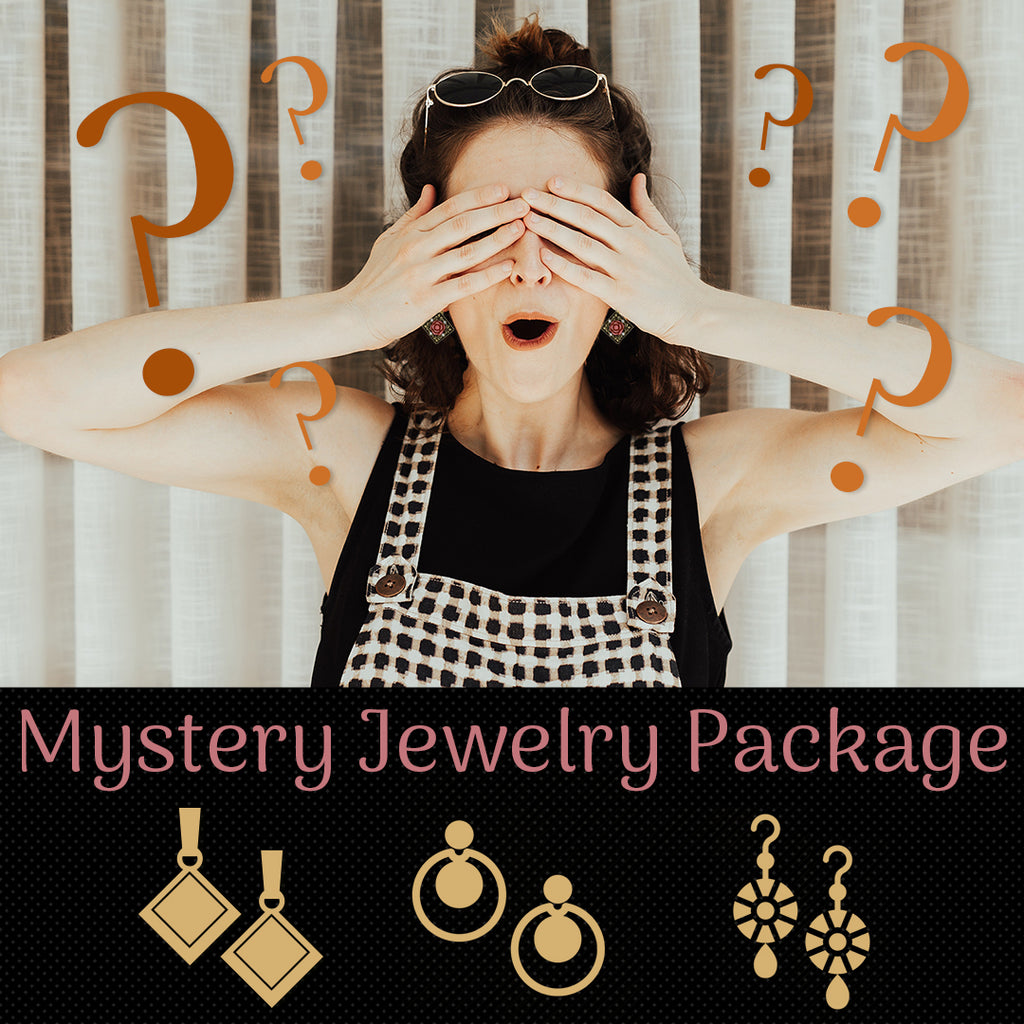 $50.00 Value Mystery Jewelry Box Of Three Earrings